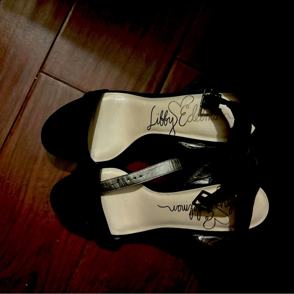 Libby Edelman Black Heels Elegant and Sophisticated